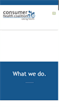 Mobile Screenshot of consumerhealthcoalition.org